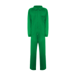 Tuta da lavoro in poliestere e cotone con zip 200g/m2 Roly Jimmy color verde erba seconda vista