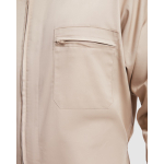 Tuta da lavoro in poliestere e cotone con zip 200g/m2 Roly Jimmy color sabbia vista dettaglio 1