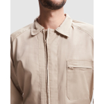 Tuta da lavoro in poliestere e cotone con zip 200g/m2 Roly Jimmy color sabbia vista dettaglio 2