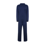 Tuta da lavoro in poliestere e cotone con zip 200g/m2 Roly Jimmy color blu mare seconda vista