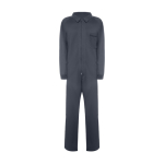 Tuta da lavoro in poliestere e cotone con zip 200g/m2 Roly Jimmy color grigio topo seconda vista
