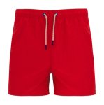 Costume da bagno adulto in poliestere 100 g/m2 Roly Direct Balos color rosso seconda vista
