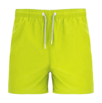 Costume da bagno adulto in poliestere 100 g/m2 Roly Direct Balos color lime seconda vista