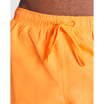 Costume da bagno in poliestere con tasche 100g/m2 Roly Direct Aqua color  arancione fluorescente vista dettaglio 1