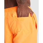 Costume da bagno in poliestere con tasche 100g/m2 Roly Direct Aqua color  arancione fluorescente vista dettaglio 2