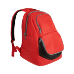 Zaino sportivo con tasca porta-scarpe e schienale imbottito 31L color rosso seconda vista