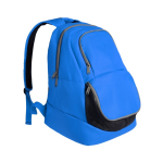 Zaino sportivo con tasca porta-scarpe e schienale imbottito 31L color blu reale seconda vista