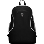 Zaino sportivo con logo multitasche con foro cuffie più colori Travel color nero seconda vista