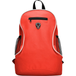 Zaino sportivo con logo multitasche con foro cuffie più colori Travel color rosso seconda vista