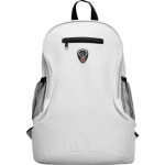 Zaino sportivo con logo multitasche con foro cuffie più colori Travel color bianco seconda vista