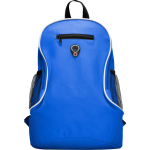 Zaino sportivo con logo multitasche con foro cuffie più colori Travel color blu reale seconda vista