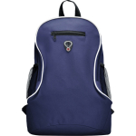 Zaino sportivo con logo multitasche con foro cuffie più colori Travel color blu mare seconda vista