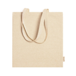 Borse personalizzabili in cotone riciclato da 120 g/m² Eco Recycle color naturale seconda vista