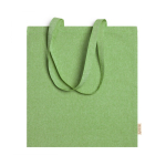 Borse personalizzabili in cotone riciclato da 120 g/m² Eco Recycle color verde menta seconda vista