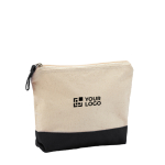 Beauty case in cotone con cerniera e tiralampo abbinato 280 g/m2 vista principale