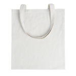 Shopper in poliestere per sublimazione con manici lunghi 180 g/m2 color beige seconda vista