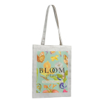 Shopper in poliestere per sublimazione con manici lunghi 180 g/m2 color beige vista dettaglio 1