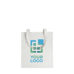 Shopper in poliestere per sublimazione con manici lunghi 180 g/m2 vista principale