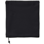 Scaldacollo in pile di poliestere con regolatore elastico 200 g/m2 color nero seconda vista