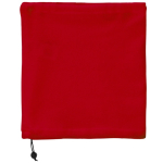 Scaldacollo in pile di poliestere con regolatore elastico 200 g/m2 color rosso seconda vista