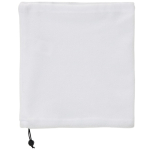 Scaldacollo in pile di poliestere con regolatore elastico 200 g/m2 color bianco seconda vista