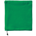 Scaldacollo in pile di poliestere con regolatore elastico 200 g/m2 color verde seconda vista
