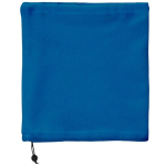 Scaldacollo in pile di poliestere con regolatore elastico 200 g/m2 color blu reale seconda vista