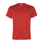 T-shirt tecnica uomo poliestere riciclato 100g/m2 Roly Direct Slam color rosso seconda vista