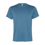 T-shirt tecnica uomo poliestere riciclato 100g/m2 Roly Direct Slam color blu bondi seconda vista