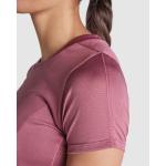 T-shirt da donna in poliestere riciclato 100 g/m2 Roly Direct Slam color bianco vista dettaglio 2