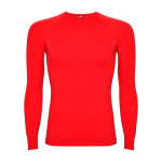Maglietta termica senza cuciture adattabile 200 g/m² Roly Direct Prime color rosso seconda vista