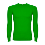 Maglietta termica senza cuciture adattabile 200 g/m² Roly Direct Prime color verde seconda vista