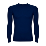 Maglietta termica senza cuciture adattabile 200 g/m² Roly Direct Prime color blu mare seconda vista