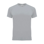 T-shirt tecnica in tessuto control dry 135g/m2 Roly Direct Bahrain color grigio seconda vista