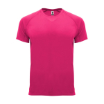 T-shirt tecnica in tessuto control dry 135g/m2 Roly Direct Bahrain color rosa seconda vista