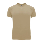 T-shirt tecnica in tessuto control dry 135g/m2 Roly Direct Bahrain color sabbia seconda vista