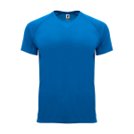 T-shirt tecnica in tessuto control dry 135g/m2 Roly Direct Bahrain color blu reale seconda vista