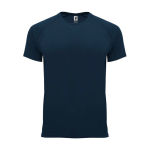 T-shirt tecnica in tessuto control dry 135g/m2 Roly Direct Bahrain color blu mare seconda vista
