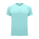 T-shirt tecnica in tessuto control dry 135g/m2 Roly Direct Bahrain color verde menta seconda vista