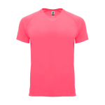 T-shirt tecnica in tessuto control dry 135g/m2 Roly Direct Bahrain color rosa pastello seconda vista