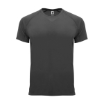 T-shirt tecnica in tessuto control dry 135g/m2 Roly Direct Bahrain color grigio topo seconda vista