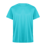 T-shirt tecnica in poliestere 135 g/m2 Roly Direct Daytona color turchese seconda vista