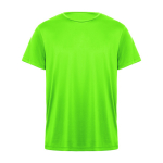 T-shirt tecnica in poliestere 135 g/m2 Roly Direct Daytona color verde fluorescente seconda vista