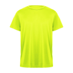 T-shirt tecnica in poliestere 135 g/m2 Roly Direct Daytona color giallo fluorescente seconda vista