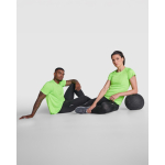 T-shirt tecnica in poliestere riciclato 135 g/m2 Roly Direct Imola color turchese terza vista d'uso