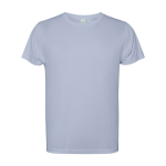T-shirt tecnica poliestere riciclato 125g/m2 Roly Direct Estoril color blu grigiastro seconda vista