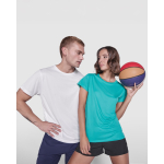 T-shirt tecnica poliestere riciclato 125 g/m2 Roly Direct Estoril color verde smeraldo quinta vista d'uso