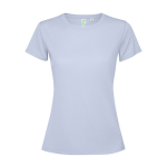 T-shirt tecnica poliestere riciclato 125 g/m2 Roly Direct Estoril color blu grigiastro seconda vista