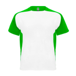 T-shirt tecnica raglan in poliestere 140 g/m2 Roly Direct Bugatti color verde seconda vista
