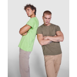 T-shirt a manica corta in cotone 165 g/m2 Roly Direct Dogo Premium color verde chiaro  terza vista d'uso